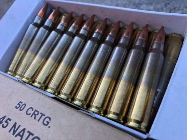 GGG .223 Remington / 5.56 x 45mm NATO - 62gr FMJ Ammunition - Boxes of ...