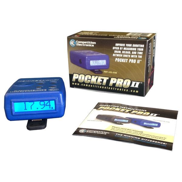 Competition Electronics Pocket Pro II Timer Acoustic Shot Watch for