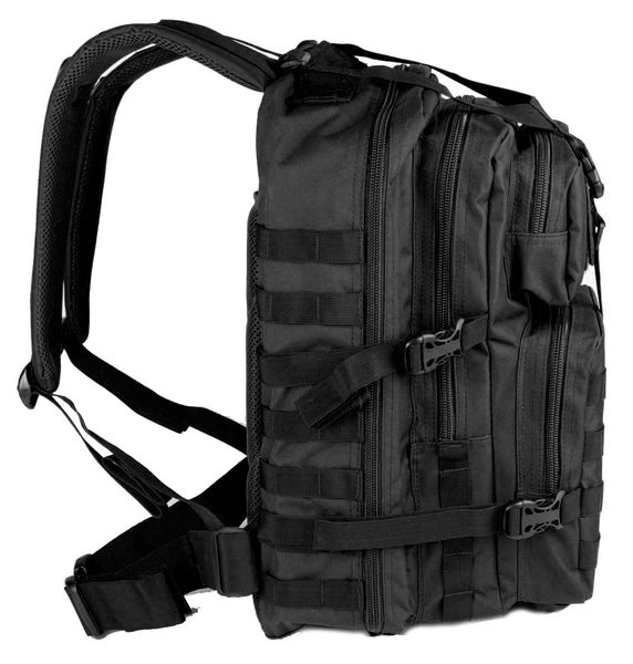 3V GEAR VELOX II TACTICAL ASSAULT PACK - BUG OUT BAG - BLACK - HEAVY ...