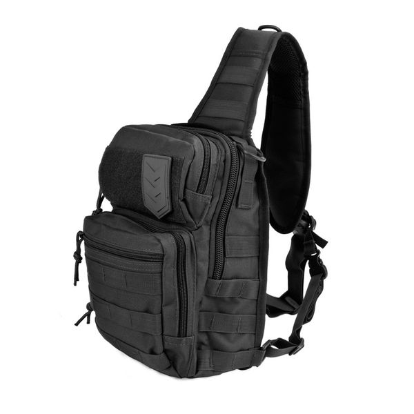 3V GEAR POSSE EDC SLING PACK BAG - BLACK - Conceal Carry Shoulder Bag ...