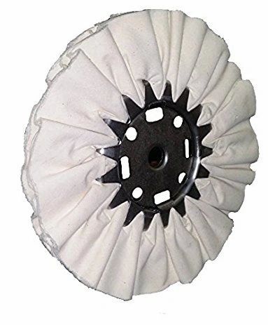 8 x 3 White Airway Buffing Wheel 16 ply