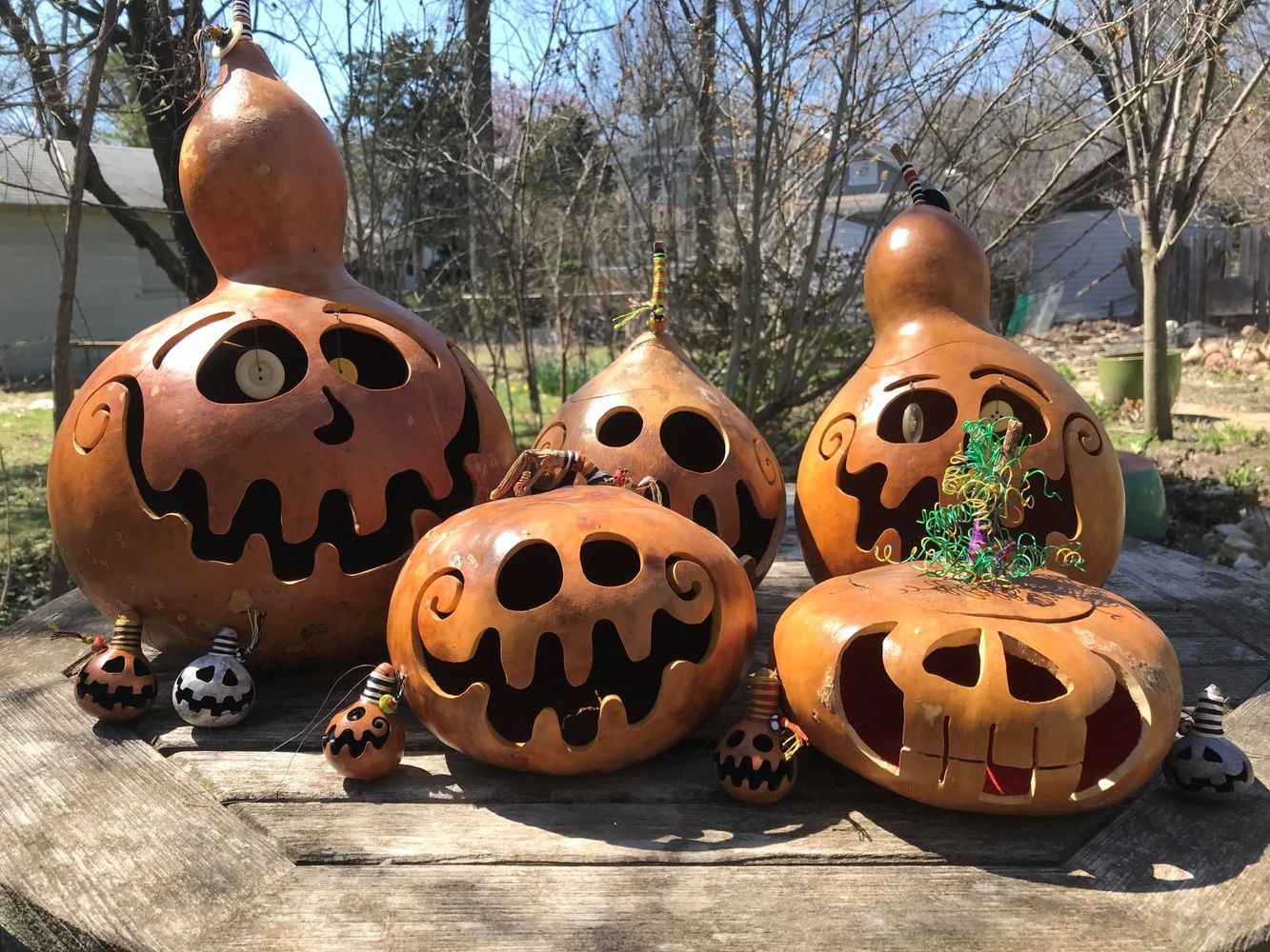 Halloween Gourd Art