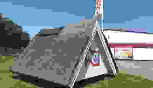 Reed roof in Denmark