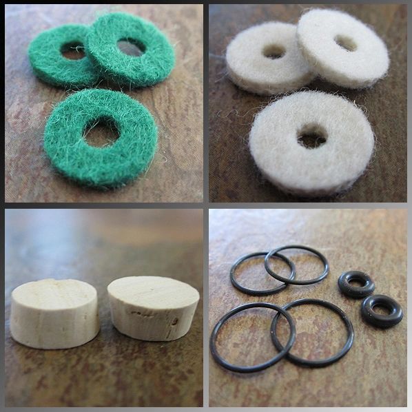 BENGE Essentials Corks & Felts Kit - For Finger Button Felts Models