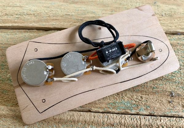 FENDER JAZZ Bass Wiring Harness 500K Pot's - Oiled Paper Capacitor