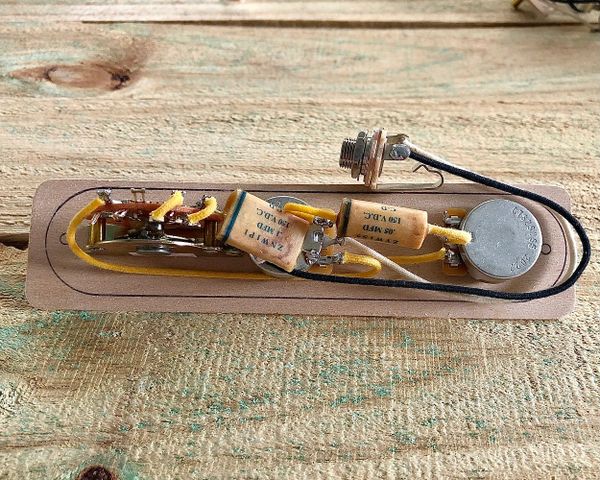 Fender Telecaster 52' Style Wiring Harness - Repro WAX Capacitors