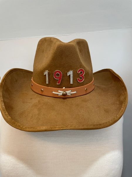 DST Cowgirl Hat (Brown) | Delta Sigma Theta and Alpha Kappa Alpha