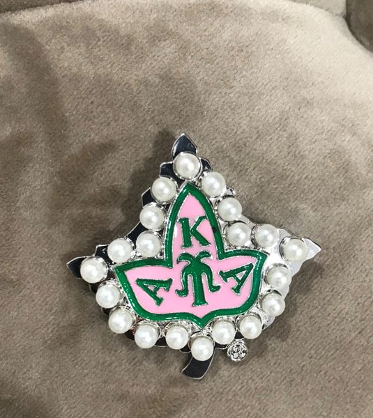 AKA Pearl Ivy Leaf Sorority Pin – Only Took Five