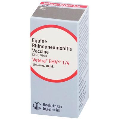 Vetera EHVXP 1/4 Equine Rhinopneumonitis Vaccine, Killed Virus, 10mL, Boehringer Ingelheim 139675