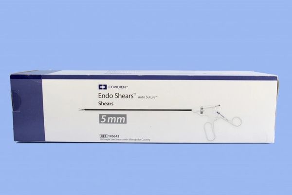 ENDO Shears, Laparoscopic, Single Use, 5 mm, 6/bx , Covidien 176643