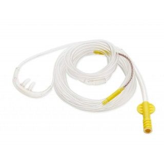 Nasal Patient Sampling Line, Infant/ Neonatal, Long Term, O2 Tubing (6½ ft), 25/cs , Covidien 012111