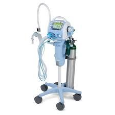 Newport e360 compact ventilator cart with a flush mount humidifier bracket (BKT2140A) , Covidien CRT360A