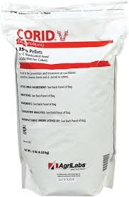 Corid (Amprolium) 1.25% Pellets, Type C Medicated for Calves, 10lb , Agrilabs 200