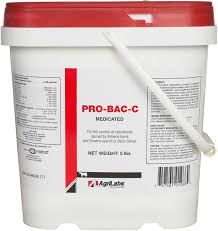 Pro-Bac-C Medicated Milk / Water Soluble Powder, 15lb , Agrilabs 1269