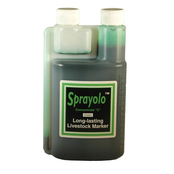 Sprayolo Livestock Marker Concentrate C, Green, 16oz , Agri-Pro 439760