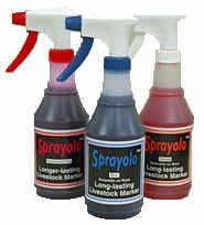 Sprayolo Ready to Use Livestock Marker Spray, Blue, 16oz , 12/Case , Agri-Pro 439720