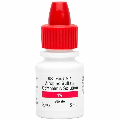 Atropine Sulfate Ophthalmic Solution USP 1% , Size 5ml , Akron 17478021505