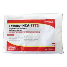 Tetroxy HCA-1772 (Oxytetracycline HCl) Soluble Powder, Antibiotic, 3.91lb , Bimeda 1TET015