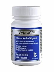 Veta-K1 Oral Capsules, 50 Count , Bimeda 9985520000