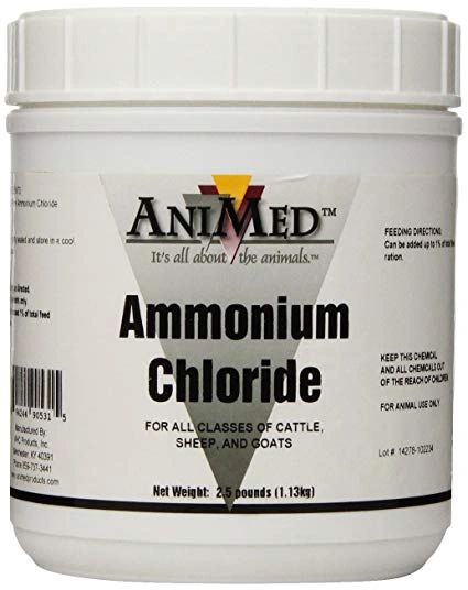 Ammonium Chloride, 2.5lb , Animed 90531