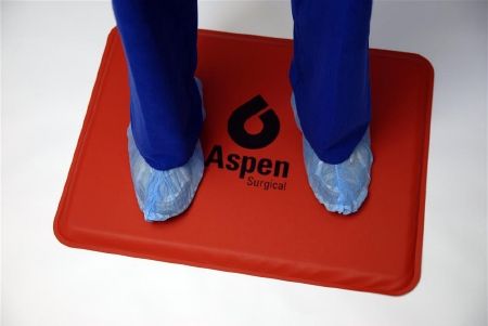 Anti-Fatigue Mat ErgoSupport 18 X 24 Inch Red Foam / Gel , Aspen Surgical 82001