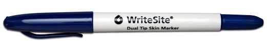 WriteSite Dual Tip Skin Marker Non Sterile , 100/Box , Aspen Surgical 2778BN