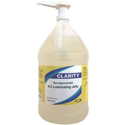 Clarity Non-Spermicidal Artificial Insemination Lubricating Jelly with Pump, 1 Gallon , Aurora Pharm 59016