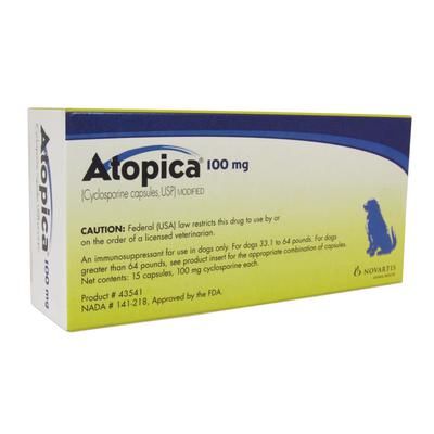 Atopica Canine 15/Pkg , 100 mg ,ELANCO CA490207VAM