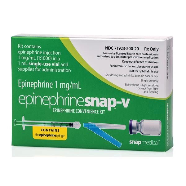 EpinephrineSnap-V Injection SDV 1mg/mL , Snap Medical 71923020020