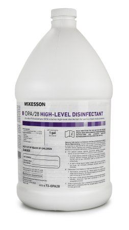 OPA High-Level Disinfectant McKesson OPA/28 RTU Liquid 1 gal. Jug Max 28 Day Reuse , MC 73-OPA28