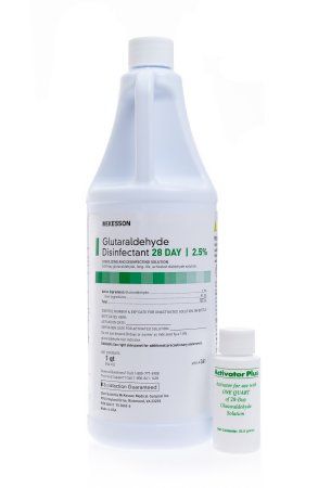 Glutaraldehyde High-Level Disinfectant REGIMEN Activation Required Liquid 32 oz. Bottle Max 28 Day Reuse , 16 Each/Case , MC 341