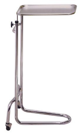 Mayo Instrument Stand Tray V-Shaped Base 34 - 53 Inch 12.62 X 19.25 X 0.75 Inch , MC 81-11100