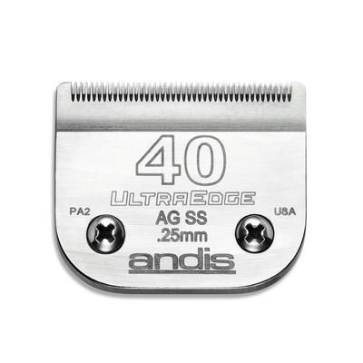 Andis UltraEdge Clipper Blades #40 SS, 1/Pkg , ANDIS 64084