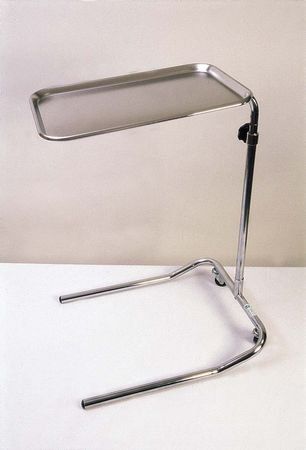 Mayo Instrument Stand Mayo Tray U-Shaped Base 31 - 50 Inch 19 Inch , MC 08558