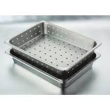 Instrument Tray Stainless Steel 3.93 X 6.29 X 10.23 Inch , Dukal 4276