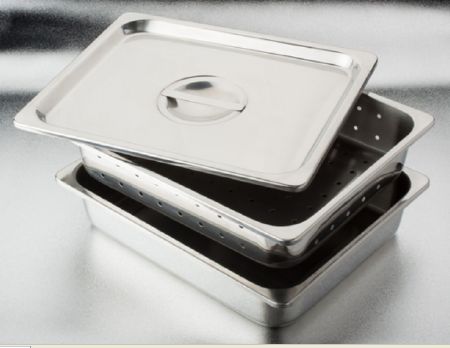 Instrument Tray Stainless Steel 3.93 X 10.23 X 12.59 Inch , Dukal 4271