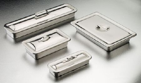 Instrument Tray Stainless Steel 2 X 5 X 8.88 Inch , 6/Case , Dukal 4255