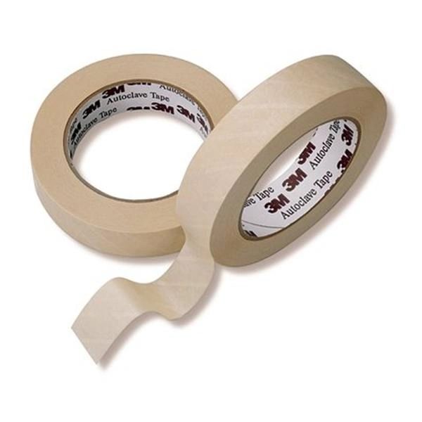 Comply Autoclave Tape 18 mm x 55 mm For Steam Sterilizers Tan Latex Free 28 Each/Case , 3M 1322-18MM