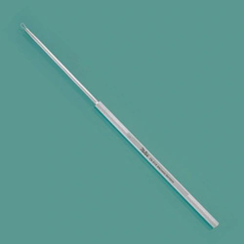 Ear Curette Miltex Billeau 6-1/2 Inch Length Single-ended Round Knurled Handle Size 2, Medium Tip Straight Sharp Teardrop Wire Loop Tip , Miltex Integra 19-316