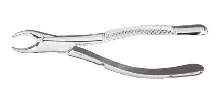 Extracting Forceps Miltex 6-1/2 Inch OR Grade German Stainless Steel NonSterile NonLocking Plier Handle Universal , Miltex Integra DEF150