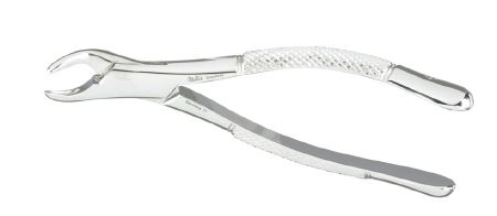 Extracting Forceps Miltex 6-1/2 Inch OR Grade German Stainless Steel NonSterile NonLocking Plier Handle Universal , Miltex Integra DEF151