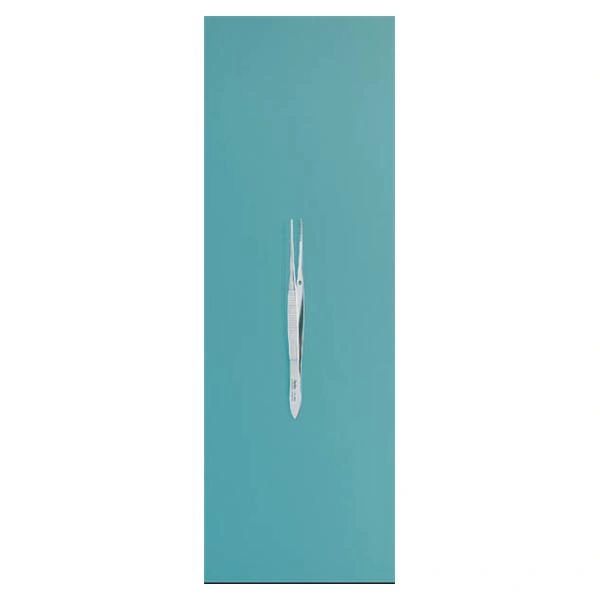 Forcep Dressing 4" 0.8mm Wide Tip Serrated Tips Straight Stainless Steel Standard Eye Autoclavable Reusable Each , Miltex Integra 18-780