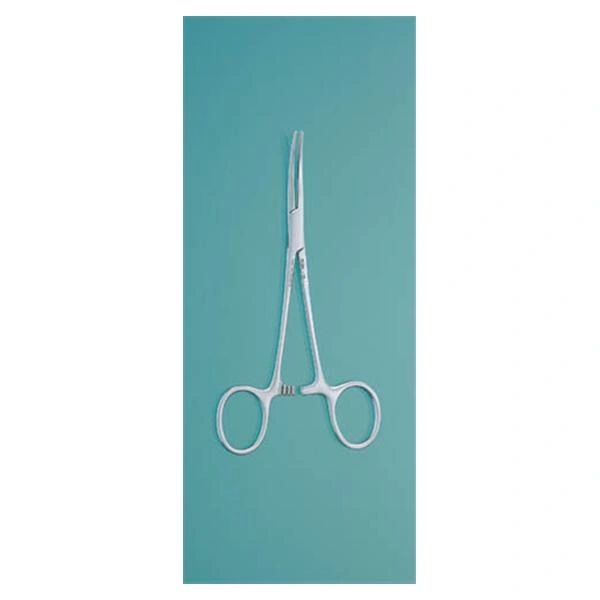 Forcep Hemostatic Kelly 5-1/2" Serrated Curved Stainless Steel Autoclavable Reusable Each , Miltex Integra 7-38