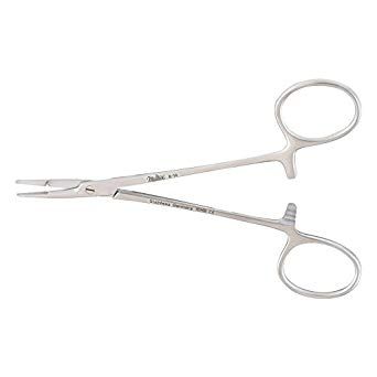 Olsen-Hegar Needle Holder with Suture Scissors, Economy, Serrated Jaws, 7.5" , Miltex Integra EG8-17