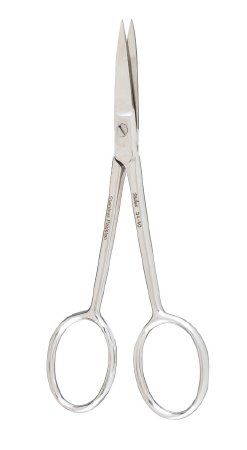 Dissecting Scissors Miltex 4-1/2 Inch Length Floor Grade Stainless Steel (German) NonSterile Finger Ring Handle Straight Blade Sharp/Sharp , Miltex Integra 34-80