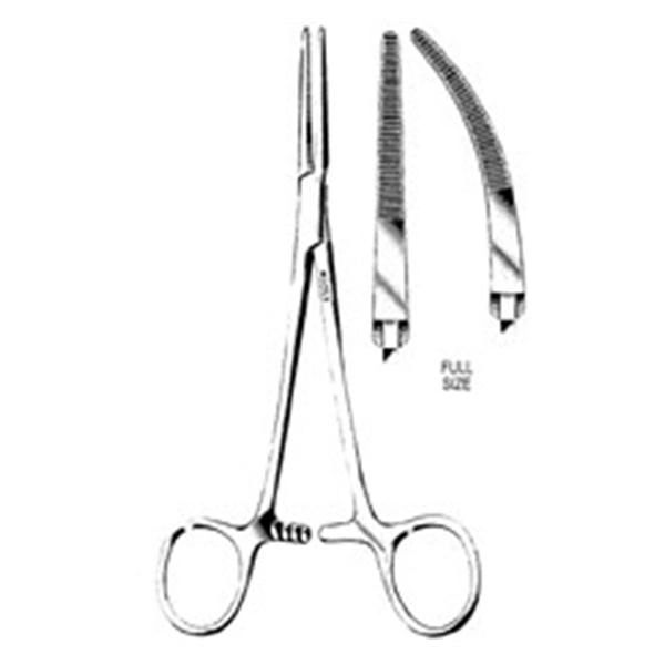 Forcep Hemostatic Rankin 6-1/4" Serrated Curved Stainless Steel Autoclavable Reusable Each , Miltex Integra 7-94