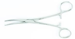 Rochester-Carmalt Forceps, Curved, Economy, 6.25" , Miltex Integra EG7-172