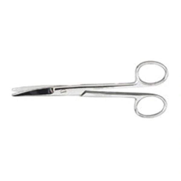 Scissors Dissecting Mayo Vantage 5-1/2" Blunt Smooth Curved Stainless Steel Economy Finger Loops Each , Miltex Integra V95-122