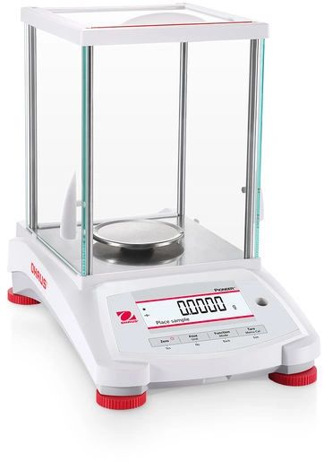 Electronic Balance, Maximum Capacity 120 gr Readability 0.0001 gr , Ohaus PX124 AM