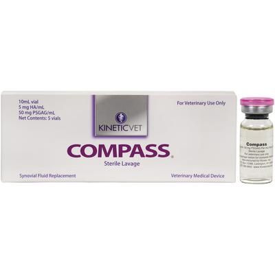 Compass Sterile Sodium Hyaluronate / Polysulfated Glycosaminoglycan, 10mL Kinetic Technologies 1004-07-01